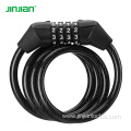 Combination Code Spiral Cable Bike Cycle Lock